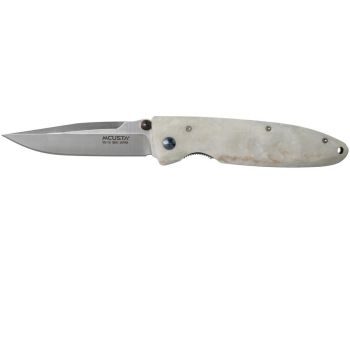 Navaja Mcusta Classic wave con hoja de acero VG-10 y empuñadura de corian