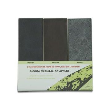 Set de piedras para VACIAR 700g, AFINAR-1200g y PULIR-4000g