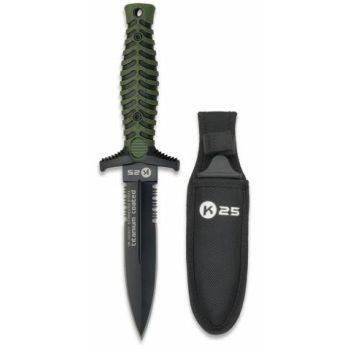 Cuchillo Botero K25 con Funda Verde hoja de 12,5 cm Ref. 32207