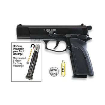  Pistola CO2 Negro cal 4 5 EKOL ES P66