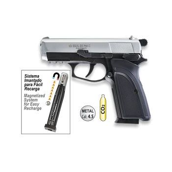 Pistola CO2 Blanca Cal 4 5 EKOL ES P66C 