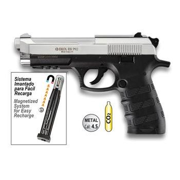 EKOL ES P92 Pistola CO2 Blanca 4 5mm