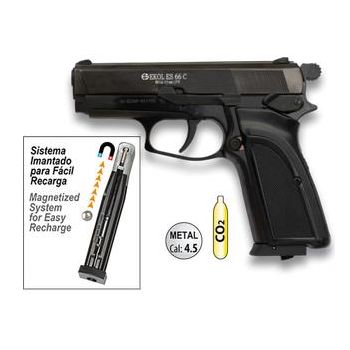 EKOL ES 66 C Pistola CO2 Negro Cal 4 