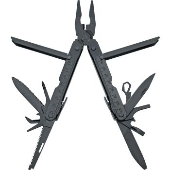 Multiherramienta Italiana BLACKFOX 200 con más de 12 usos: destornillador, llave inglesa, sierra, abrelatas, lima, corta alambres