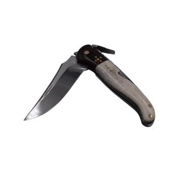 Navaja Clásica de caza artesanal de Albacete de José Antonio Herreros con hoja de acero 440c de 8