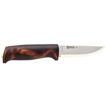 Cuchillo nórdico HELLE 200007 Gro con hoja de acero 12C27 de 6.7 cm y empuñadura de Abedul de 8.8 cm