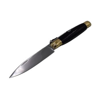 Navaja Clásica Recta artesanal de Albacete de José Antonio Herreros con hoja de acero 440c de 8