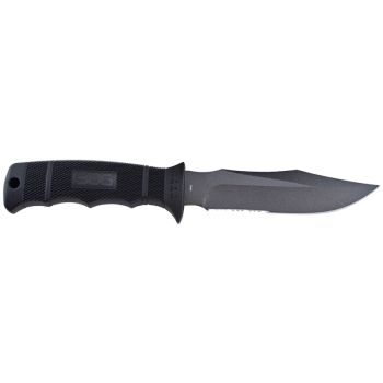 Cuchillo SOG Seal Pup con hoja de acero AUS8 de 12.1 cm y empuñadura de GRN de 9.9 cm