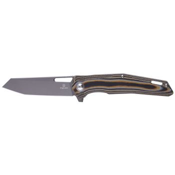 Navaja Shieldon Boa con hoja de acero D2 de 9.7 cm y empuñadura de G10 de 12.5 cm