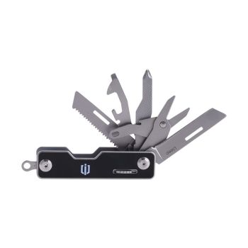 Navaja Multiherramienta Shieldon Lileep army knife - 9 usos con hoja de acero Acero 420 de 4.3 cm y empuñadura de Aluminio de 4.0 cm