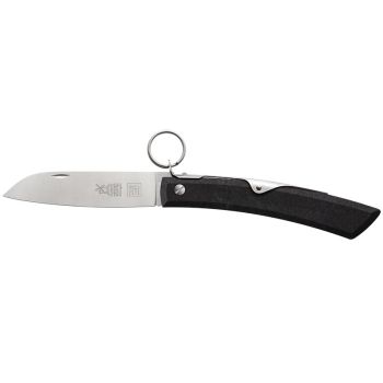 Navaja Windmühlenmesser IBEX 100 10 cm Stonewash POM con hoja de acero Cr7MoV de 10.0 cm y empuñadura de POM de 14.0 cm