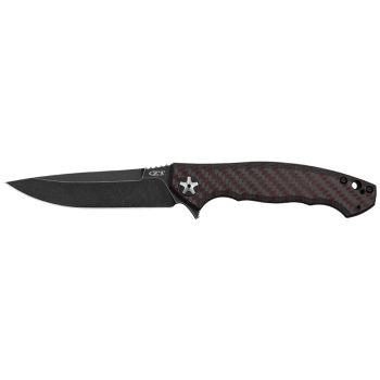 Navajas Zero Tolerance 0452RDBW Edición especial de fábrica con hoja de acero Acero CPM S35VN de 10.4 cm y empuñadura de Fibra de carbono/Titanio de 13.2 cm