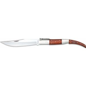 Navaja Árabe Super con hoja de acero Inox 3Cr13Mov de 36.00 cm y empuñadura de estamina/Rojo de 41.00 cm