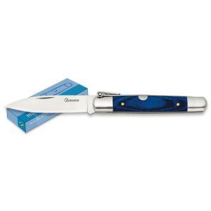 Navaja Machete Nº 2 con hoja de acero 3Cr13Mov de 10.00 cm y empuñadura de estamina Azul de 0.00 cm
