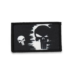 Parche Calavera 4 2 x 7 cm con velcro