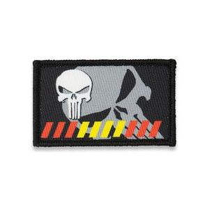 Parche calavera España 4 2 x 7 cm con v