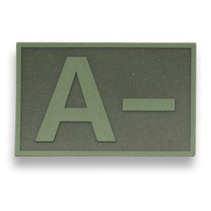 Parche goma ( A - ) Verde (5,4x3,4cm)
