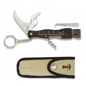 Navaja Setera con hoja de acero 3Cr13MoV de 5.80 cm y empuñadura de Madera de 10.80 cm