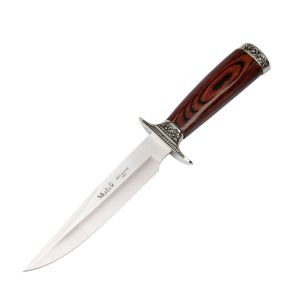 Compra aquí tu Cuchillo Muela 11633 con hoja de acero Nitro-42 de 16 cm y empuñadura de madera prensada de coral de 12,5 cm., ¡Somos su tienda en Albacete!