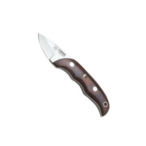 Cuchillo Cudeman 129-R hoja de acero inoxidable MoVa 1.4116 de 6 cm empuñadura de estamina roja de 12 cm