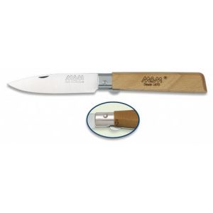 Navaja con hoja de acero 3Cr13Mov de 8.40 cm y empuñadura de Madera de 10.00 cm