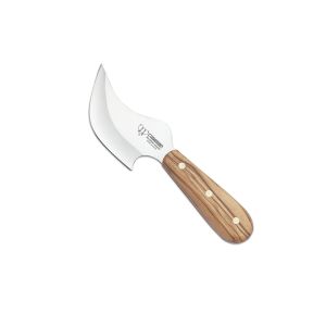 Cuchillo Cudeman 141-L hoja de acero inoxidable MoVa 1.4116 de 9,5 cm empuñadura de madera de olivo de 10,5 cm