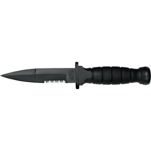 Cuchillo TACTICO Fox Attack small hoja de acero 440B de 17 cm y empuñadura de cuerda de paracord