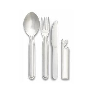 Set CAMPING ALBAINOX 4 usos Inox