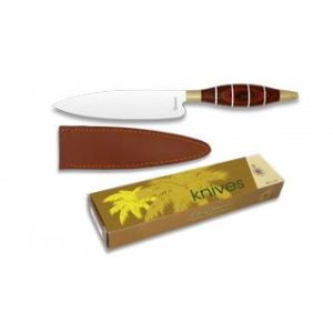 Cuchillo + Funda cuero St Roja Hoja de 10,5