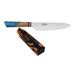 Cuchillo SMALL GYUTO TOKISU hoja Damasco