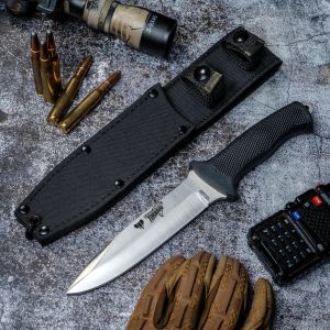 Cuchillo Cudeman 177-H TORNADO hoja de acero MoVa 1.4116 de 15 cm y empuñadura de caucho negro de 12 cm