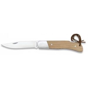 Navaja con hoja de acero Acero Inox 420 de 6.00 cm y empuñadura de Madera de 7.50 cm