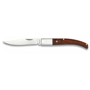 Navaja con hoja de acero 3Cr13Mov de 8.10 cm y empuñadura de estamina/Rojo de 10.20 cm