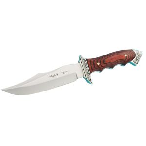 Muela Cuchillo Venecia 21733 hoja de acero de MoVa de 16 cm y empuñadura de madera de coral.