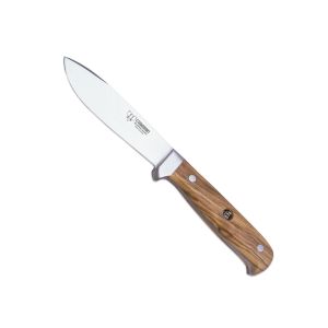 Cuchillo Cudeman 228-L hoja de acero MoVa 1.4116 de 11,5 cm empuñadura de estamina roja de 12 cm