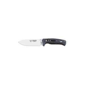 Cuchillo Cudeman SVK1 251-M hoja de acero Bóhler N-690Co de 12 cm y empuñadura de micarta negra con separador rojo de 13 cm