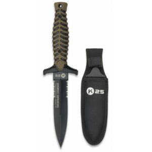 Cuchillo K25 Titanium Coated con funda Hoja 12,5 cm Ref. 32206