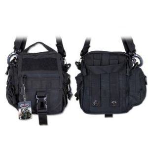Bolso tactico negro Sistema Molle 
