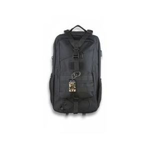 Mochila tactica Negra conector Usb