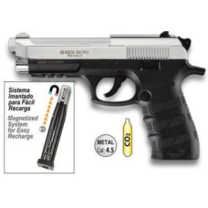 EKOL ES P92 Pistola CO2 Blanca 4 5mm