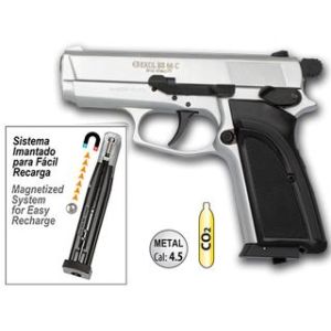 Pistola CO2 Blanca Cal 4 EKOL ES 66 C 