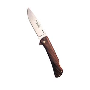 Navaja Cudeman Pandora 388-G con hoja de acero böhler N690Co de 9,5 cm y empuñadura de nogal de 12 cm