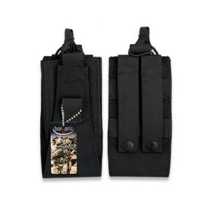 Funda walkie talkie Barbaric negra Molle