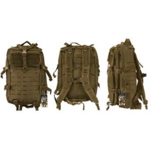 Mochila Barbaric coyote laser cut 38L