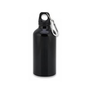 Termo Bidon Negro 400ml con mosqueton Barbaric