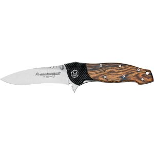 Navaja Italiana FOX ELISHEWITZ INVADER 460 con hoja de acero 440C de 9,5 cm y empuñadura de bocote de 11 cm
