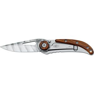 Navaja Italiana FOX TRENDY 463DCB con hoja de acero damasco de 5,5 cm y empuñadura de cocobolo de 7,5 cm