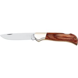 Navaja italiana Fox FOREST  500 con hoja de acero Böhler N690Co de 8,5 cm y empuñadura de madera de cocobolo de 11,5 cm