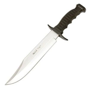 Muela Cuchillo Big Mountain 95-181 hoja de acero MoVa de 18 cm y empuñadura de goma verde.