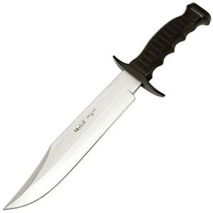 Muela Cuchillo Big Mountain 95-221 hoja de acero MoVa de 22 cm y empuñadura de goma verde.